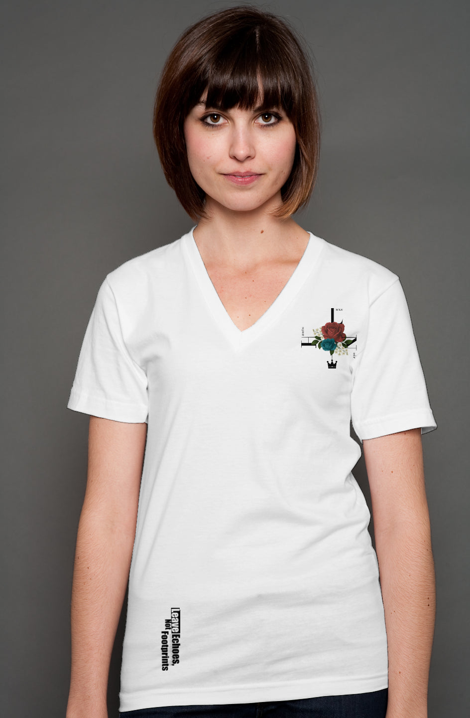 Legacy Bloom unisex v neck