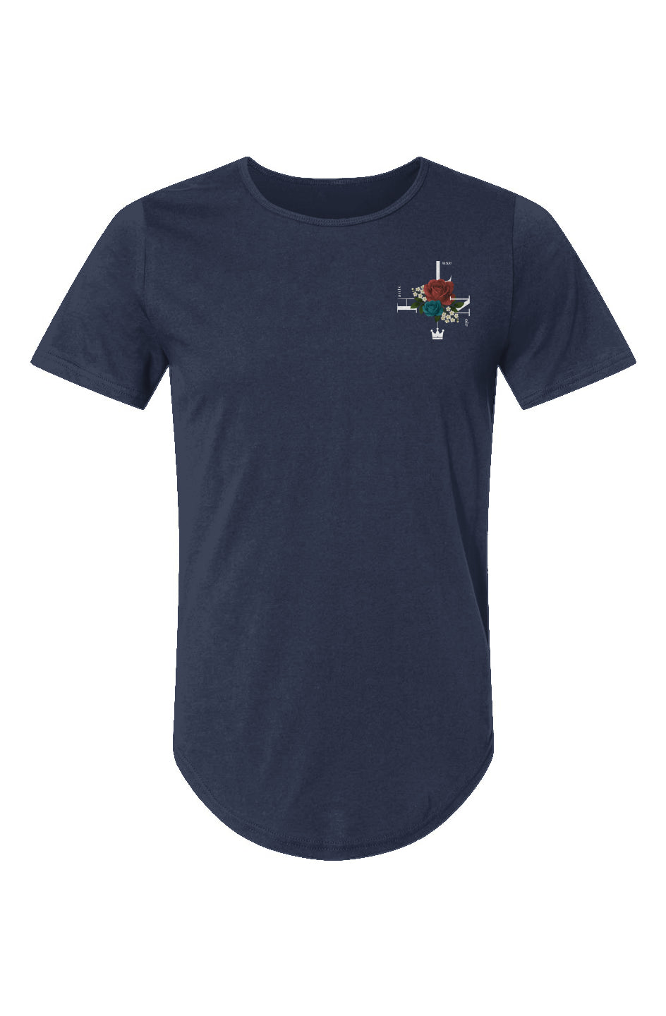Legacy Bloom Jersey Curved Hem Tee