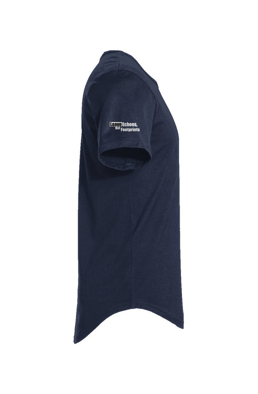 Legacy Bloom Jersey Curved Hem Tee