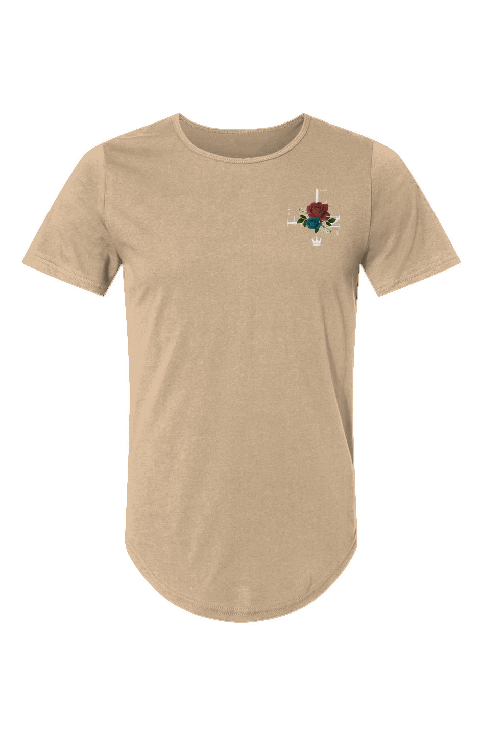 Legacy Bloom Jersey Curved Hem Tee