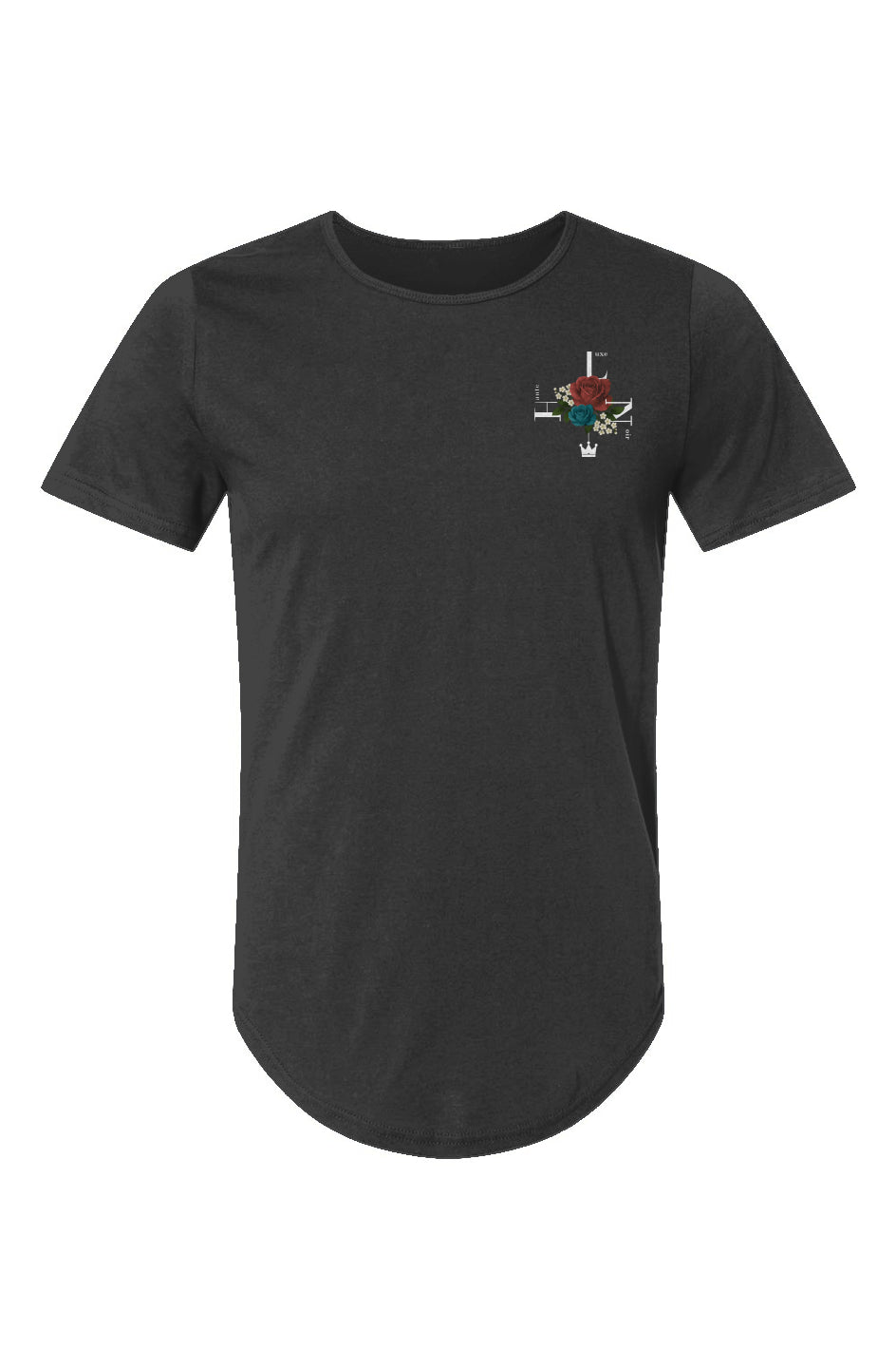 Legacy Bloom Jersey Curved Hem Tee