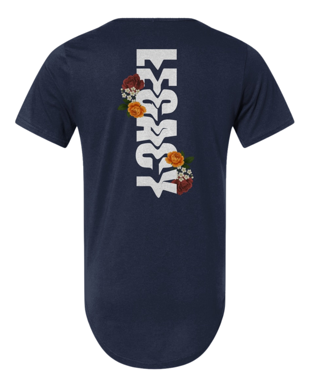 Legacy Bloom Curved Hem Tee