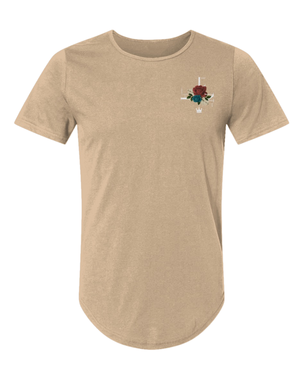 Legacy Bloom Curved Hem Tee