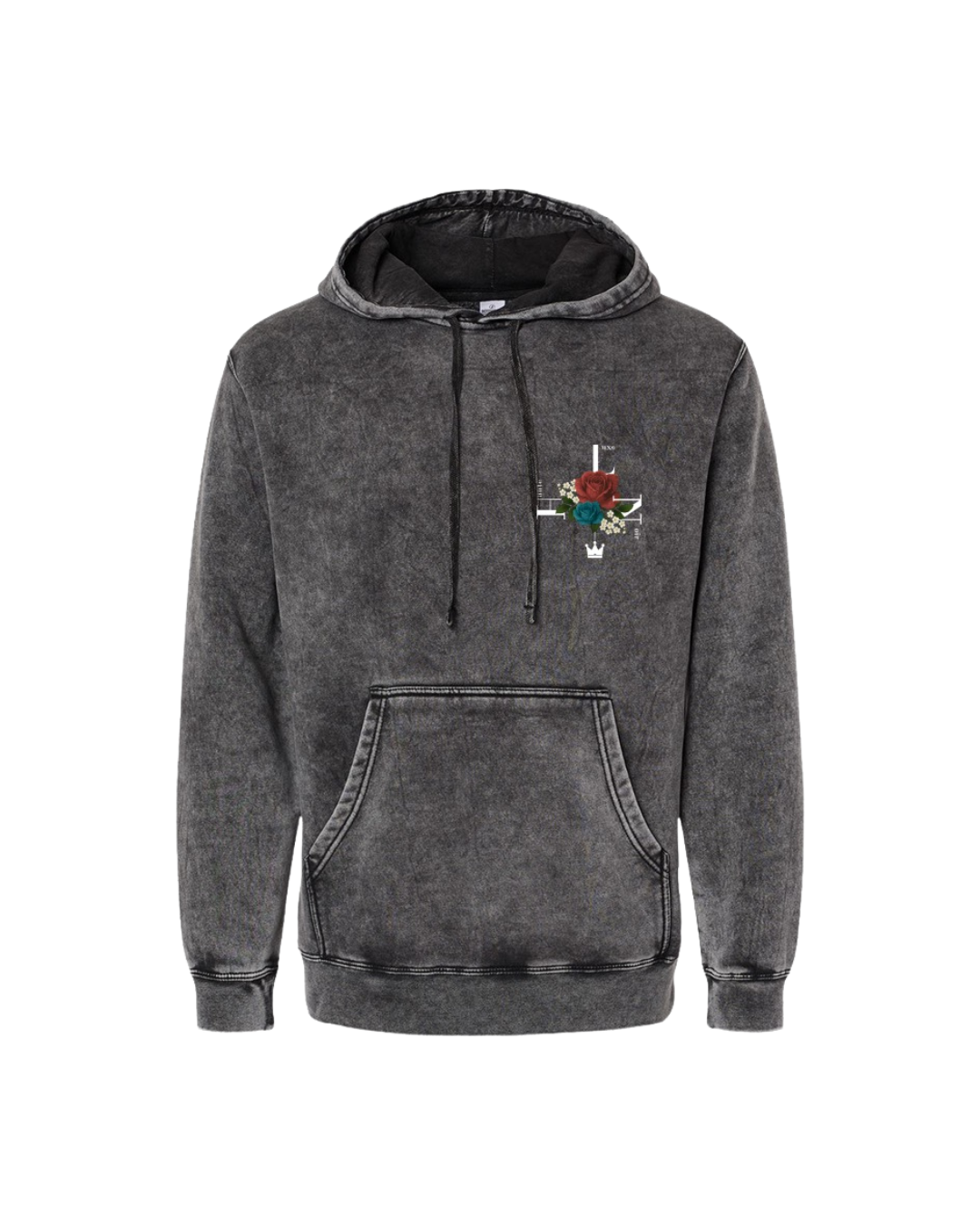 Unisex Midweight Mineral Wash Hooded Sweatshirt