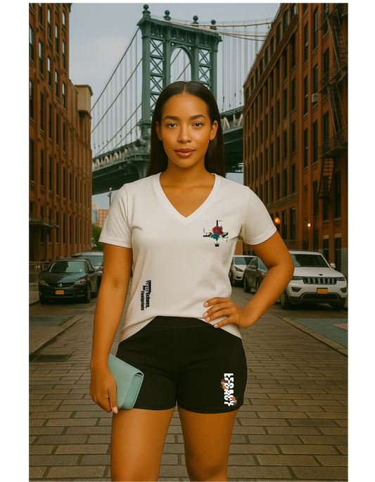 Legacy Bloom unisex v neck